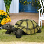 SKYFIRE Turtle Statues for Garden - 34.2” x 18.1” x 11.4” Fiber Reinforced Concrete Figurine Statue, Garden Sculptures & Statues Decor for Outdoors, Lawn, Yard - Outdoor Ornaments Gardening Gifts - Image 4