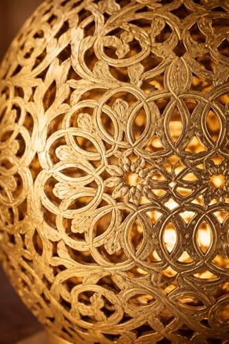Set of 2 Moroccan Brass Wall Lamp Sconce Home Decor, Handmade Lighting Copper Metal Lights Turkish Lamp, Ramadan Candle Lantern, Candle Holder, Indoor Outdoor, Patio, Porch, Shelf, Garden (Egg) - Image 3