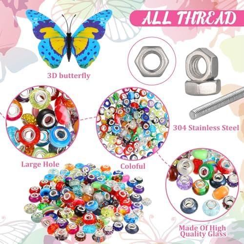 Tigeen 236 Pcs Garden Stake DIY Fairy Wand Plant Stake, Butterfly - Image 4
