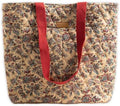 Maison d' Hermine Shopping Bags Cotton Quilted Tote Bag with Zipper Pockets by MaisondHermine