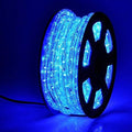 DINGFU 50ft 360 LED Waterproof Rope Lights, 110V Connectable Indoor Outdoor Blue Rope Lights for Outside, Deck, Patio, Pool, Camping, Bedroom Decor, Landscape Lighting and More (Blue) by DINGFU