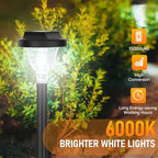 Siatom Solar Pathway Lights 10 Pack, Bright Solar Path Lights Outdoor Waterproof IP65, Walking Path Solar Lights for Outside, Garden, Lawn, Walkway, Yard (Cold White) - Image 3