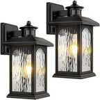 FILIYANO Motion Sensor Outdoor Wall Light Fixtures, Dusk to Dawn, 2 Pack by FILIYANO