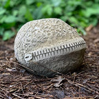 OLOMA Fantasy face statue Concrete bust sculpture Zippy eye ornament Smiling face decoration Cement eye figurine Abstract garden Smiley face statue Zippy ornament Garden face decor - Image 3