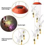 SEIWEI Solar Wind Chimes for Outside, LED Color Changing Wind Chime Solar Powered Wind Mobile Colorful Light for Indoor Outdoor, Garden, Patio Decor, Mom Gift (Butterfly Shape) 1PCS - Image 4