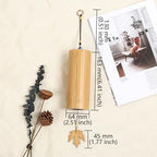 Meditation Bamboo Wind Chimes for Sound Healing Windchime for Meditation Home & Garden Decoration as Gifts (Frost-Fm Chord) - Image 3
