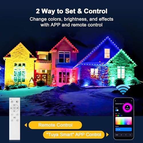 Smart RGB Color Change Led Flood Light, Heavy Duty Aluminum IP65 Waterproof, 180° Adjustable 16 Million Colors Dimmable for Outdoor Landscape & Indoor Stage, Support Alexa and Remote (100, Watts) - Image 2
