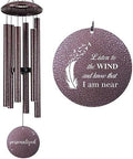 Personalized Wind Chimes Memorial Gifts, Listen to the Wind Know I am Near by Astarin