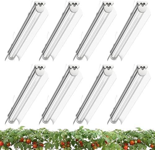 T8 Grow Light for Indoor Plant, 4FT, 42W, 5000K, 8 Pack, Linkable by VShapeLED
