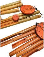 Bamboo Wind Chimes, Outdoor Garden & Indoor Wind Chime with Natural Relaxing Soothing Sound for Home Decoration Gifts (Color : A) - Image 4