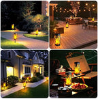 TomCare Solar Lights Outdoor Solar Garden Lights Landscape Lighting for Patio Yard Lawn - Image 6