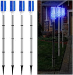 Macarrie 4 Pcs Driveway Marker Lights,37" Driveway Reflectors, Blue by Macarrie