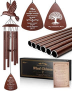 Mom Memorial Wind Chimes, 36" Hummingbird Sympathy Gifts for Loss of Mother by VenbeelDirectUS