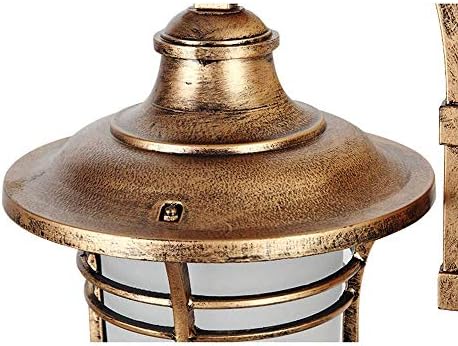 Outdoor Lamp Post Light, High Pole Landscape Street Light 2-Heads Pillar Lamp Waterproof Floor Lamp Outdoor Courtyard Post Lantern Rustproof Alumin，Height 2m - Image 3