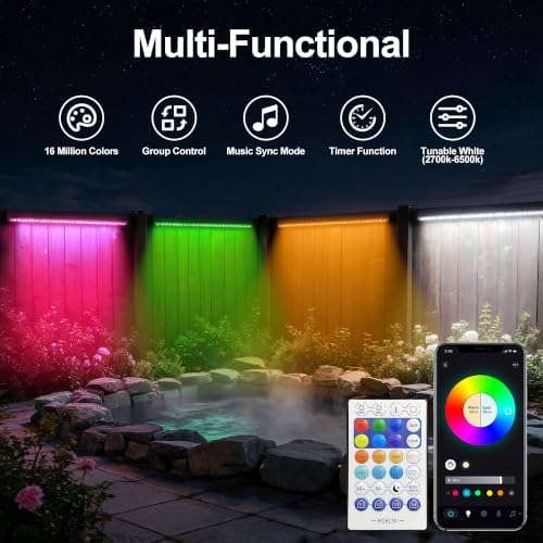 Wall Washer Light RGB Light Bar 180W RGBCW Smart APP & RF Remote - Image 2