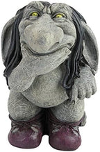 Garden Gnome Statue -Pondering Sylvester the Cynical Gnome Troll - Lawn Gnome by DesignToscano
