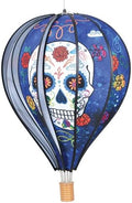 Hot Air Balloon Hanging Garden Spinner 22" - Vibrant Day of the Dead Design, Weather-Resistant Outdoor Decor, Durable & Lightweight for Patios, Yards, and Gardens - Eye-Catching Wind Spinner by PREMIERKITES