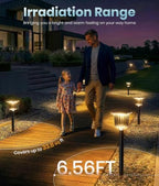ALFIOT Solar Pathway Lights, 12 Pack, Warm&Cool White, IP65 - Image 5