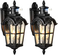 VIANIS 2 Pack Motion Sensor Outdoor Lights, Black Outside Light Fixtures by VIANISLIGHTING