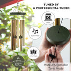 ASTARIN Personalized Wind Chimes Memorial, 30/36 in Cardinal Memorial Wind Chimes, Life Tree Custom Sympathy Gifts in Loving Memory of Mom/Dad, Wind Chime for Loss of Loved Ones(Produced in Texas) - Image 6