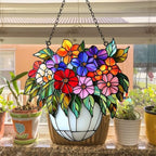Flowers Pot Acrylic Suncatcher - Image 4