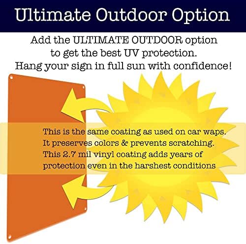 The Outhouse, 5.75 x 15.5 Inch METAL SIGN, Rustic Decor for Outdoor & Indoor Restrooms, Businesses, Garage or Yard, Gifts for Lumberjack, Logger, Sawyer, Dad, Grandpa, Bathroom Humor - Image 6