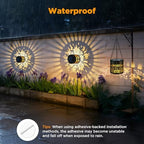 4 Pack Solar Fence Lights Outdoor, Metal Solar Powered Wall Deck Step Light - Image 4