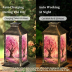 Solar Lantern Cherry Blossom Tree Full Bloom Outdoor Waterproof Garden Hanging Lantern Solar Powered Lighting Outside Solar Light for Patio Yard Camping, Gifts for Women Mom - Image 4