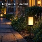 Hardwired Outdoor Bollard Light, 3000K Cylinder Shade Garden Fixture - Image 6