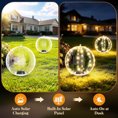 Solar Floating Pool Lights with Remote Control, 8 Lighting Modes（2PCS) - Image 3