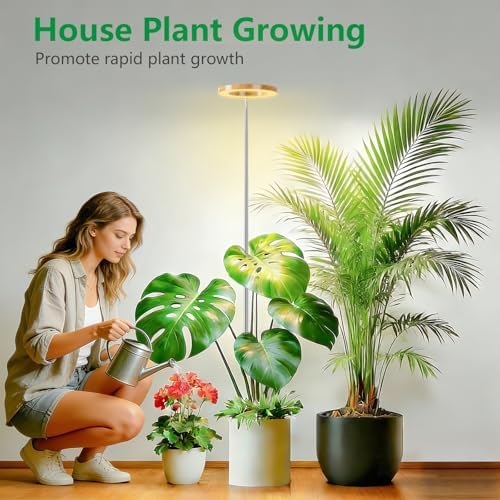 6.3in Grow Light for Indoor Plants, 15W Full Spectrum Halo Plant Lights - Image 5