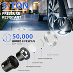 JESLED 12 Pack Low Voltage Landscape Lights, 6000K LED Well Lights - Image 5
