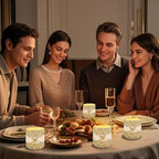 4 PCS Flameless LED Candle with Color Changing Control 4H 8H Timer Remote Electric Pillar Candle for Room Fall Wedding Christmas Decorations Boho Mandala Flower Butterfly - Image 5