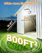 Magnetic Solar Lights Outdoor, Motion Sensor Security Light for Fence - Image 4