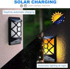 Solar Flame Lights Outdoor, Waterproof Halloween Decor, 6 Pack - Image 5