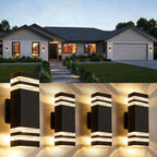 LMP LED Outdoor Wall Light, Aluminum IP65 Waterproof Porch Lights by LMP