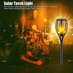 Solar Torch Lights Outdoor, Waterproof Dancing Flame Lights for Garden Patio Decor - 4 Pack, Large - Image 6