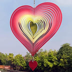 DJUAN Heart Wind Spinners for Yard and Garden, Gifts for Women, Grandma, Mom, Daughter, Wife, Aunt, Sister, Wind Chimes for Outside, Christmas Decoration - Image 7