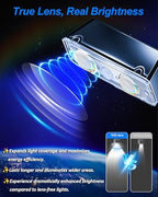 EGOBOO Solar Fence Lights Outdoor, 10 Lighting Modes RGB Color Changing - Image 3