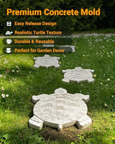 Turtle Stepping Stone Mold for Concrete - Image 2