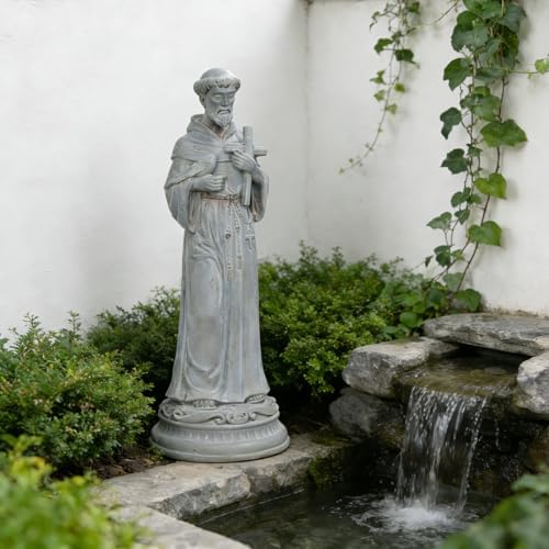 Newman House Studio St-Francis Garden-Statue-Outdoor - 24 in Garden Décor - Image 2