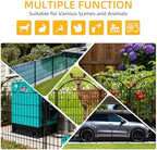 COLRASN 10 Panels No Dig Decorative Garden Dog Fence Outdoor for Yard, 33in(H) x 24.16ft(W) Tall Animal Barrier Fenceing Panels, Rustproof Ground Stakes Temporary Wire Screen for Patio - Image 6