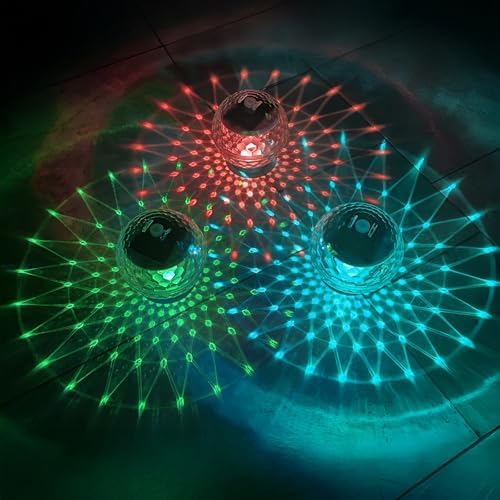 Outdoor Solar Powered Floating Pond Lights, Floating Magic Ball for Yard Decoration, 2 Pcs Solar Pool Ball Lights, Multi-Color Lighting Ip44 Waterproof Led Sphere Lamps - Image 2