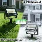 LED Flood Light Outdoor,RGB Waterproof (IP66) Flood Light with APP Control,15W Outdoor Color Changing with DIY Scene and Music Mode, Christmas Floodlights for Patio Courtyard Stage Weddings (4pack) - Image 6