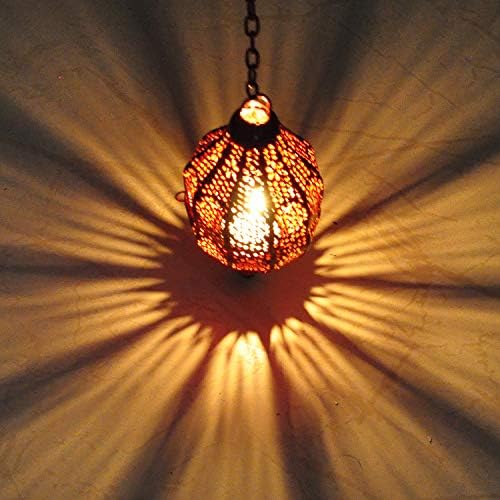 Lalhaveli Valentines Day Gift Moroccan Style Red Candle Lantern for Patio, Indoors/Outdoors Decorations - Image 4