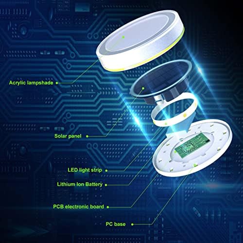 Waterproof IP68 Remote Colorful Changing 1000mAh RGB Solar Floating Pool Lights Waterproof Pond Light Colorful LED Night Lights for Garden Swimming Pool Fountain Pool Decor Led Light - Image 5