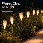Solar Pampas Grass Stake Light, 27.6″ 5W Warm LED for Garden Beds - Image 4