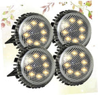 OSALADI 4 Pack LED Solar Ground Lamp for Outdoor Garden Path Lighting - Image 6