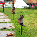 Ulalaza Outdoor Solar Lights Owl Shape Solar Powered LED Lamp Waterproof Garden Lights Stake Lights for Walkway - Image 5