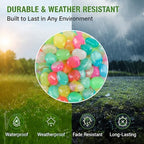 Magical Glowing Pebbles,1000PCS Colorful Glow-in-the-Dark Garden Stones,Waterproof Night Guide Pebbles Glow in the Dark,Glow in the Dark Rocks Outdoor,for Garden Path Yard Fish Tank (Orange,1000) - Image 5